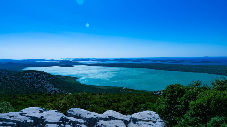 Rocky Adriatic coastline at Cape Kamenjak near Premantura, Istria Croatia travel guide